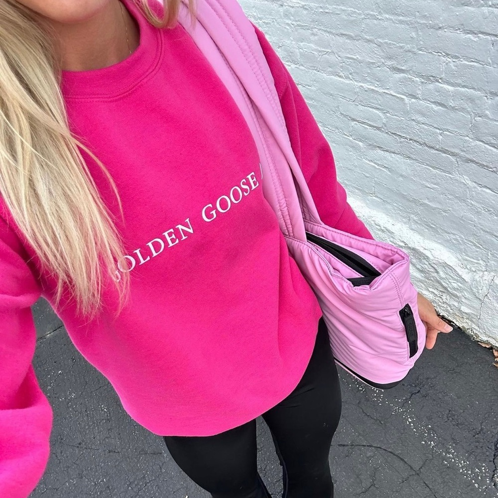 NEW Hot Pink Golden Goose Sweatshirt